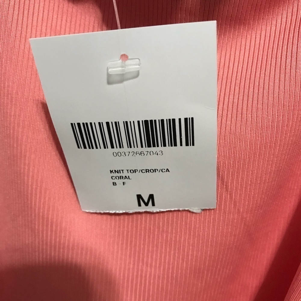 NWT Love J Baby Pink Ruffled Crop Top - Picture 5 of 9